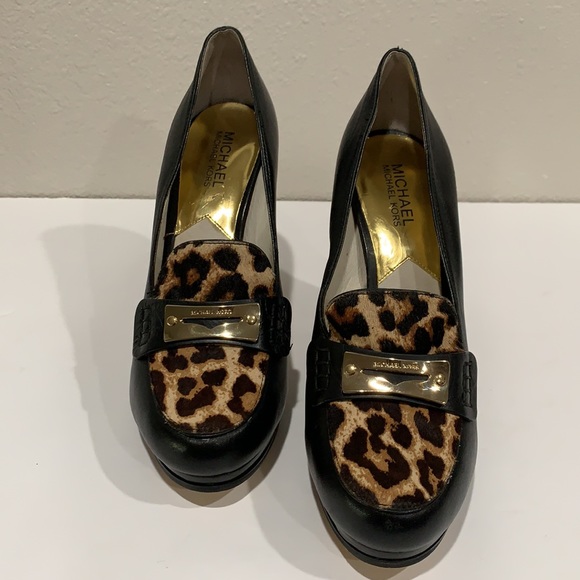 MICHAEL KORS Tierlyn Platform Heels Sz 9 1/2M - Picture 2 of 8
